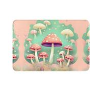 JKDGOJ Tappetino antiscivolo con stampa di funghi sogni, per interni ed esterni, adatto per ingressi di camera da letto e bagno, 40,6 x 61 cm