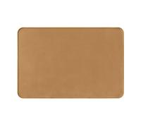 JKDGOJ Tappetino antiscivolo in tinta unita con stampe marroni per interni ed esterni, adatto per ingressi camera da letto e bagno, 40,6 x 61 cm