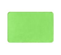 JKDGOJ Tappetino antiscivolo in tinta unita con stampe verde chiaro per interni ed esterni, adatto per ingressi di camera da letto e bagno, 40,6 x 61 cm