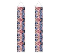 JKDGOJ Tessuti di seta immagine Wall Hanging Banner laurea portico appeso stile, adatto per interni ed esterni 12 ''x71' '