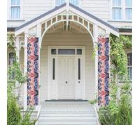 JKDGOJ Tessuti di seta immagine Wall Hanging Banner laurea portico appeso stile, adatto per interni ed esterni 12 ''x71' '