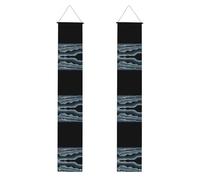 JKDGOJ The endless sea image Wall Hanging banner laurea portico appeso stile, adatto per interni ed esterni 30,5 x 180 cm