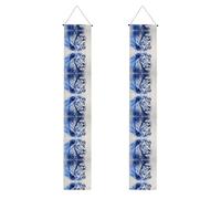 JKDGOJ The Silent Lion image Wall Hanging Banner laurea portico appeso stile, adatto per interni ed esterni 30,5 x 180 cm