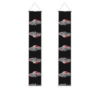 JKDGOJ Una piccola auto che persegue l'immagine d'amore Banner appeso alla parete laurea portico stile da appendere, adatto per interni ed esterni 30,5 x 180 cm