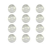 JKDHJK 12pcs Piedini in Gomma Autoadesivi Cuscinetti in Silicone Paraurti Elastici Trasparenti Pastiglie per Tutti I Tipi di Buffer Fermaporta Mobili da Cucina Protezione Assorbimento Acustico