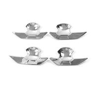 JKELPV maniglia Rivestimento Adesivi per cornice di rivestimento della maniglia della portiera dell'auto adatti per Toyota Avanza Premio Veloz adatti per Cross 2022+ Accessorio Maniglia(Silver)