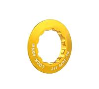 JKELPV pignone per Bicicletta Adatto per Ghiera di Bloccaggio per Cassetta MUQZI MTB Road Bike 8 9 10 11 12 velocità Ruota Libera Ultralight cap Coprilucchetto in Lega di Alluminio Ruota Libera(Glod)
