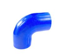 JKELPV Tubo Turbo Aria Universale 2.0" 2.5" 2.75" 3" 51mm 63mm 70mm 76mm 89mm 102mm Gomito da 90 Gradi Tubo Flessibile in Silicone Tubo di aspirazione Turbo Coppia Manicotto INTERCOOLER(Blue,76mm)
