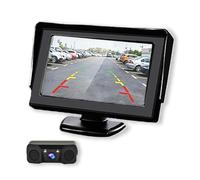 JKGBUK Retrocamera Auto per Bentley Mulsanne EWB Brooklands Continental Flying Spur, 4.3 Pollici Monitor Telecamera con Linea di inversione Telecamera Posteriore cablata