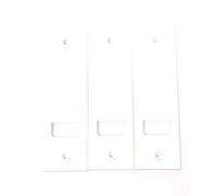 jkhandel abdeckplatte (Diaframma) con distanza tra i fori 13,5 cm quadrato bianco - 3 pezzi -