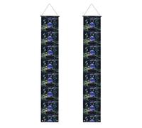 JKIEGOQ Striscione per portico con immagine misteriosa con sfera di cristallo, robusto, durevole, lavabile e riutilizzabile, decorazione per laurea 30,5 x 180 cm