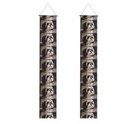 JKIEGOQ Striscione per portico di laurea con immagine di cane Shih Tzu, robusto, durevole, lavabile e riutilizzabile, decorazione per laurea 30,5 x 180 cm