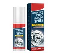 Jkioump Sgrassatore Freni, Rimuovi Olio Auto 100ml, Sgrassatore Duraturo, Spray Pulente per Auto Dettaglio Disco Rotore Polvere Ferro Cerchio Ruota, Pulizia Professionale