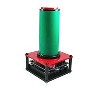 JKJZSALJ 12V Musica da Tavolo Bobina di Tesla Altoparlante al Plasma Trasmissione Senza Fili Esperimento di Fisica Scientifica I Giocattoli Possono Illuminarsi Distanziati, Verde (Verde)