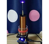 JKJZSALJ 24V Musica Bobina di Tesla Arco al Plasma Altoparlante Mini Bobina di Tesla Kit di Trasmissione Senza Fili Modello di Esperimento di Fisica Giocattolo