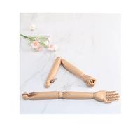 JKJZSALJ Braccio Manichino in Legno, Bracci Espositivi Manichino Uomo/Donna Braccio Modello Espositore con Giunti Flessibili per Esposizione Negozio di Abbigliamento,One Color,A