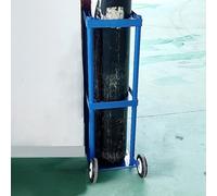 JKJZSALJ Carrello Portabombole per Gas E Ossigeno, Robusto, con Ruote, Supporto per Bombole Rinforzato, Catena agli Ioni di Cromo, Lunghezza 59 Cm, Lunghezza 40 Cm (15 3/4 Pollici)