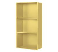 JKJZSALJ Mensola Portaoggetti Impermeabile per Nicchia Doccia in Acciaio Inox da Incasso A Parete per Bagno, Cucina E Soggiorno, Facile Installazione, Elegante Finitura Dorata, Oro, 120X28X12,5 Cm