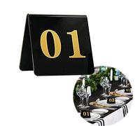 JKJZSALJ Segnaposto con Numeri da 1 A 25/50/100, Segnaposto da Tavolo in Acrilico, Segnaposto da Tavolo per Bar Ristorante, per Ricevimenti Rustici, Banchetti, caffè, Ristoranti, Hotel