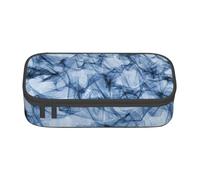Jkkghll Astuccio scolastico elegante blu scuro con stampa marmorizzata 8,3 x 2 x 9,4 cm borsa portaoggetti multifunzione studente, Nero , Taglia unica
