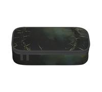 Jkkghll Astuccio scolastico elegante con stampa corona di spine, 20 x 5 x 9,4 cm, borsa portaoggetti multifunzione per studenti, Nero , Taglia unica