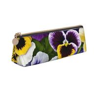 Jkkghll Astuccio sottile con stampa di fiori blu, stile casual, per artisti, studenti, adolescenti, bianco, Taglia unica