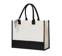 Jkkghll Borsa tote da donna con stampa di stelle orientali in tela ecologica per spiaggia, viaggi, scuola, ufficio, compleanno