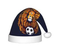 Jkkghll Cappello da elfo di Natale con stampa leone, accessorio per capodanno, accessorio per la famiglia, cappelli di Natale, decorazione