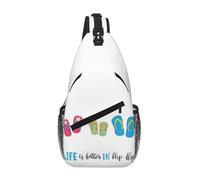 Jkkghll Infradito Calligrafia Scarpe Da Spiaggia Stampa Croce Sacchetto Sacchetto Per Pendolari Diagonale Sling Backpacktravel Uso quotidiano Accessorio