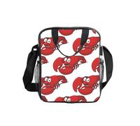 Jkkghll Red Lobster Print Print Clear Insulated Lunch Bag Picnic Portable Bento Box Tote Food Storage Container