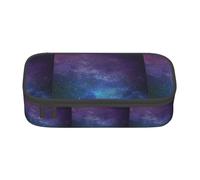 Jkkghll Universo con stelle galassia interstellare stampa elegante astuccio scuola 8,3 x 2 x 9,4 cm multi funzionale Storage Bag Student, Nero , Taglia unica