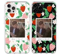 jklitio Cover a tema personalizzata per iPhone 16 Pro Max X XS XR 11 12 13 Mini 14 Plus 15 Pro Max Cover anti-goccia per amici familiari regali di compleanno