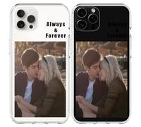 jklitio Cover a tema personalizzata per iPhone 16 Pro Max X XS XR 11 12 13 Mini 14 Plus 15 Pro Max Cover anti-goccia per amici familiari regali di compleanno