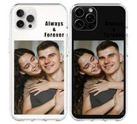 jklitio Custodia per telefono a tema personalizzata per iPhone 16/11/12/13/14/15/mini/Pro/Max/6/7/8/Plus, custodia antiurto regalo per famiglia, amici, coppia
