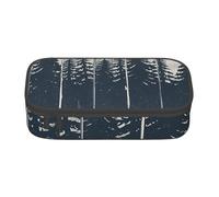 JKLQWC Astuccio per matite con stampa di donne nell'antico Egitto, grazioso astuccio per penne e matite, grande capacità, con cerniera, organizer per ufficio, scuola, viaggi, Arte della volpe