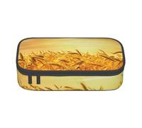 JKLQWC Astuccio per matite con stampa di donne nell'antico Egitto, grazioso astuccio per penne e matite, grande capacità, con cerniera, organizer per ufficio, scuola, viaggi, Campo di grano, One Size