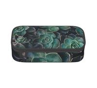 JKLQWC Astuccio per matite con stampa di strega di Halloween, carino, astuccio per penne e matite, grande capacità, con cerniera, organizer per ufficio, scuola, viaggi, Verde Grasse, One Size, Zaino