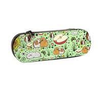 JKLQWC Astuccio per matite con stampa mimetica digitale, in pelle PU, con cerniera, organizer per ufficio, scuola, viaggi, porcellino d'India, One Size, Zaino per la scuola