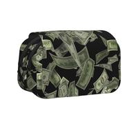 JKLQWC Haunted The Mansion - Astuccio con stampa a due strati, per bambini, uomini, donne, matite, trucchi, organizer per ufficio, scuola, viaggi, Dollar Sign Money, One Size, Zaino per la scuola