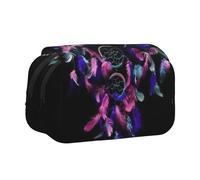 JKLQWC Haunted The Mansion - Astuccio con stampa a due strati, per bambini, uomini, donne, matite, trucchi, organizer per ufficio, scuola, viaggi, Acchiappasogni., One Size, Zaino per la scuola