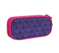 JKLQWC Haunted The Mansion, astuccio con stampa, grazioso astuccio con cerniera, organizer per ufficio, scuola, adolescenti, ragazze, ragazzi, adulti, nero, rosa, One Size, Zaino per la scuola