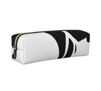 JKLQWC Karate-highkick-icon, astuccio in pelle stampata con cerniera dorata, organizer semplice e leggero per scuola, ufficio, viaggi, trucchi, Oro, One Size, Zaino per la scuola