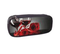 JKLQWC Shining Overlook - Astuccio in pelle PU con stampa carino, astuccio per penne e matite, con cerniera, per ufficio, scuola, astuccio organizer per studenti, adolescenti, ragazze, ragazzi e