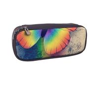 JKLQWC Shining Overlook - Astuccio in pelle PU con stampa carino, astuccio per penne e matite, con cerniera, per ufficio, scuola, astuccio organizer per studenti, adolescenti, ragazze, ragazzi e