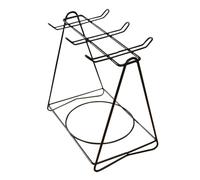 jklymm Elegante espositore per tazze da caffè con triangoli neri, accessorio per banconi della cucina e organizer salvaspazio per tazze