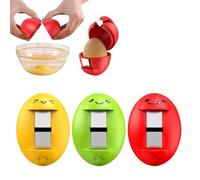 jklymm Set di 3 utensili da cucina per rompere facilmente le uova evitando il guscio e risparmiando tempo durante la preparazione dei pasti