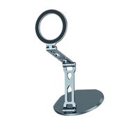 jklymm Supporto da tavolo portatile con doppia ventosa antiscivolo in silicone per scrivania e auto, supporto pieghevole in metallo