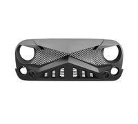 JKNONCBSG Auto Griglia paraurti Anteriore Griglia Anteriore, paraurti, Copertura per Wrangler JK 2007-2017, Nero Lucido, Sostituzione griglia Auto