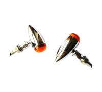 JKNONCBSG indicatore direzione luce 1 Paio Di Indicatori Direzione Cromati Per Motocicletta, Per SUZUKI Per Cu&stom