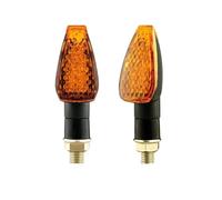 JKNONCBSG indicatore direzione luce Indicatori di direzione per moto, 14 LED, indicatori ambrati, per, 12 V/24 V, M10, 2 pezzi/set